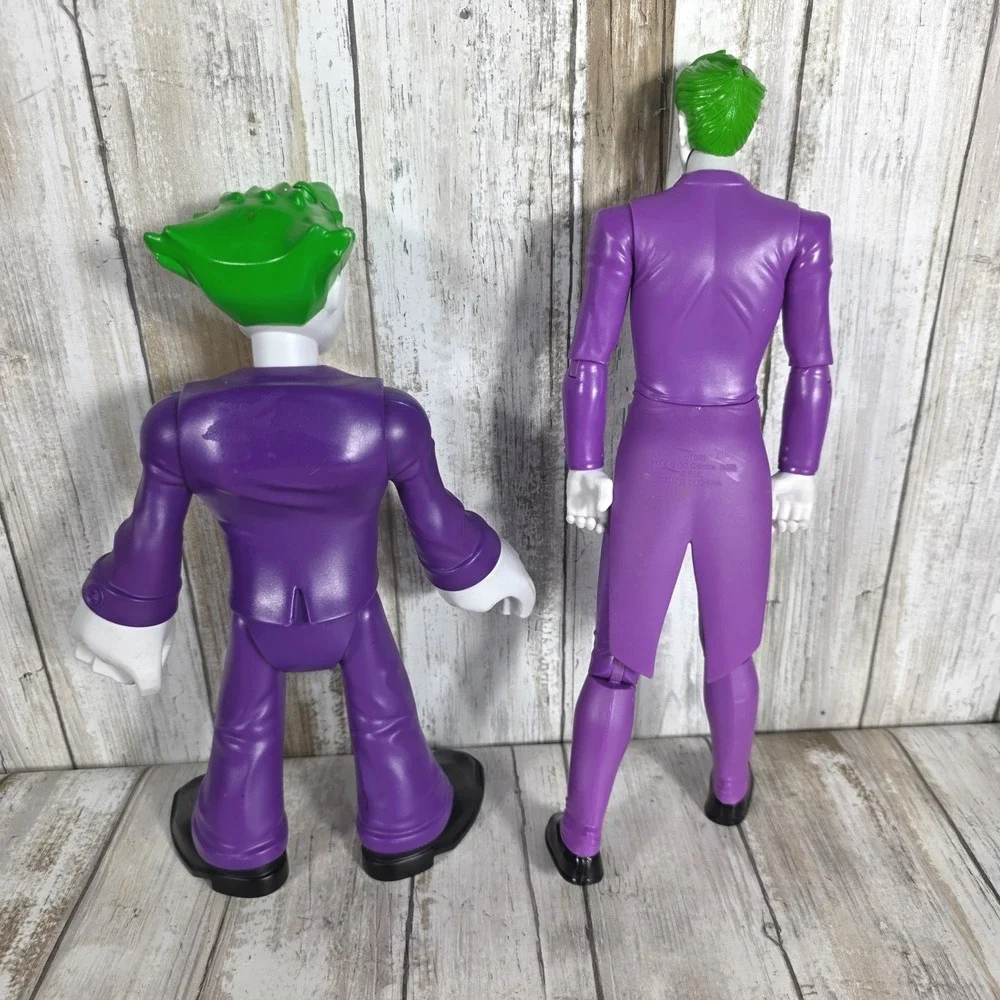 DC Comics Joker Action Figure Lot 12 Inch Spin Master and Imaginext Batman Toy